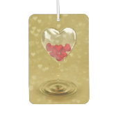 Romantisch ontwerp voor het hart van glas luchtverfrisser (Voorkant)
