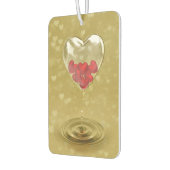 Romantisch ontwerp voor het hart van glas luchtverfrisser (Links)