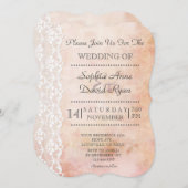 Romantisch oud papier met Rozen en oorkonde Kaart (Voorkant / Achterkant)