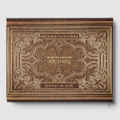 Romantisch Oude  Kijk Gastboek Gastenboek (Achterkant)