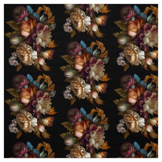 Romantisch "Oude Wereld" Bloempatroon Stof (Swatch)