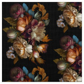 Romantisch "Oude Wereld" Bloempatroon Stof (Close Up)