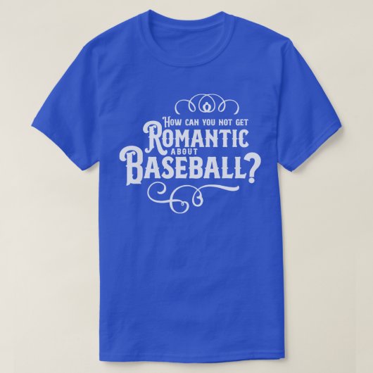 Romantisch over honkbal t-shirt (Design voorkant)