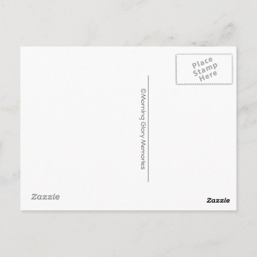 Romantisch paar - aanbiddende echtgenoot briefkaart (Achterkant)