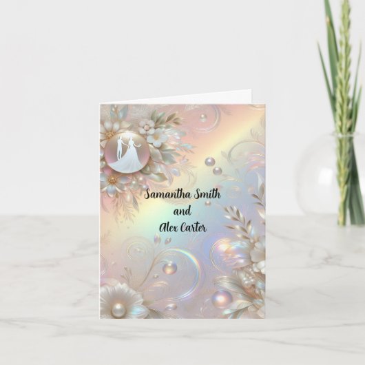 Romantisch paar bruiloft (Voorkant)