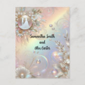 Romantisch paar bruiloft uitnodiging (Voorkant)