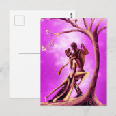 Romantisch Paar danst de Tango Ansichtkaart Briefkaart (Voorkant / Achterkant)