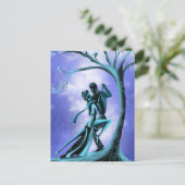 Romantisch Paar danst de Tango Ansichtkaart Briefkaart (Staand voorkant)