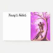 Romantisch paar danst de tango roze post-it® notes (Voorkant)