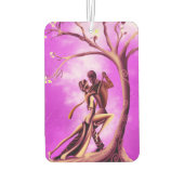 Romantisch paar danst onder Midnight Tree Luchtverfrisser (Achterkant)