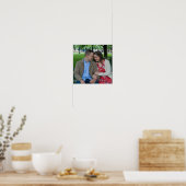 Romantisch Paar Dat Dicht Bij Elkaar Zit Poster (Keuken)