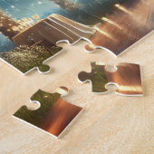Romantisch Paar dat onder de Sterren Danst Trouwca Legpuzzel (Zijkant)