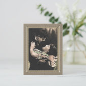 Romantisch paar - een en alleen liefde briefkaart (Staand voorkant)