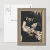 Romantisch paar - een en alleen liefde briefkaart (Voorkant / Achterkant)