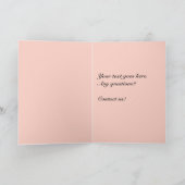 Romantisch paar en paardenschilderkunst kaart (Binnen)