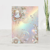 Romantisch paar gevouwen Folie Wenskaart (Achterkant)