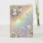 Romantisch paar gevouwen Folie Wenskaart (Voorkant)