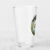 Romantisch paar honden gaan trouwen glas (Rechts)