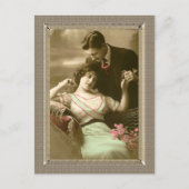 Romantisch paar - houdt van toewijding briefkaart (Voorkant)