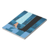 Romantisch paar in de stad notitieblok (Linkerzijde)