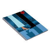 Romantisch paar in de stad notitieboek (Rechterzijde)