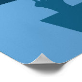 Romantisch paar in de stad poster (Hoek)