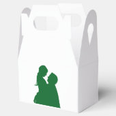 Romantisch paar in liefde gunst box bedankdoosjes (Geopend)