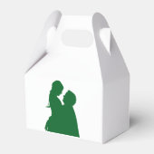 Romantisch paar in liefde gunst box bedankdoosjes (Voorkant Zijde)