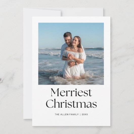 Romantisch paar kerstvakantie Kaart ontwerp (Voorkant)