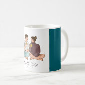 Romantisch paar Koffie Mok (Voorkant rechts)