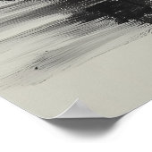 Romantisch paar kus in spatten door het Zee Poster (Hoek)