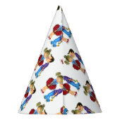 Romantisch paar liefde partij Pet Feesthoedjes (Achterkant)