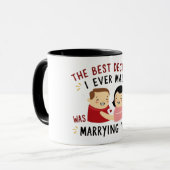 Romantisch paar Mok (Voorkant links)