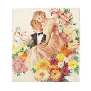 Romantisch paar Notitieblok