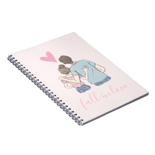 Romantisch paar notitieboek (Rechterzijde)