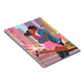 Romantisch paar Notitieboek - Kleurrijke stad Love (Rechterzijde)