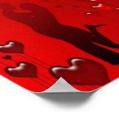 Romantisch paar poster (Hoek)