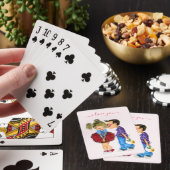 Romantisch Paar Speelt Kaarten - Ik Hou van Jou (Insitu)