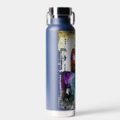 Romantisch Paar Tango Dans Digitaal Schilderij Waterfles (Voorkant)