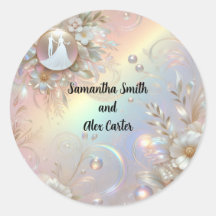 Romantisch paar trouwstickers