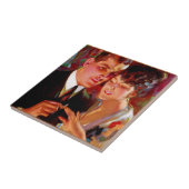 Romantisch Paar van Ide Collars Ad Tegeltje (Zijkant)