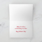 Romantisch Paard & Hart Valentijnsdag Feestdagen Kaart (Binnen)
