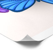 Romantisch paarse Bloemen vrijgezellenfeest Welkom Poster (Hoek)