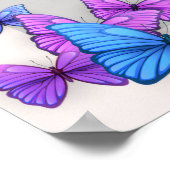 Romantisch paarse Bloemen vrijgezellenfeest Welkom Poster (Hoek)