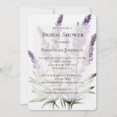 Romantisch Paarse Lavendelbloemen Vrijgezellenfees Kaart (Voorkant)