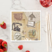 Romantisch papier Servet (Insitu)