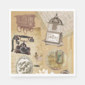 Romantisch papier Servet (Voorkant)