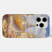 Romantisch Parijs balkon uitzicht olieverfschilder Case-Mate iPhone Case (Achterkant (horizontaal))