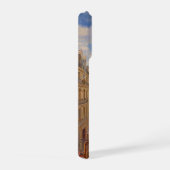 Romantisch Parijs balkon uitzicht olieverfschilder iPhone Hoesje (Rechterkant)