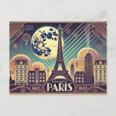Romantisch Parijs Briefkaart (Voorkant)